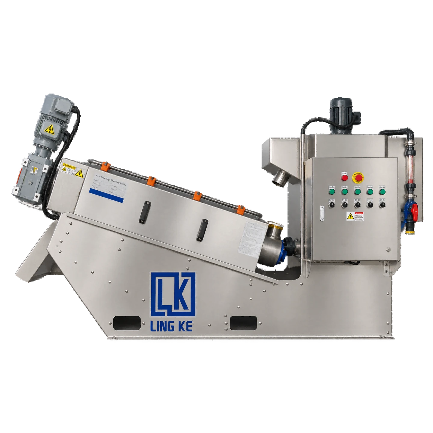 9–20 Kg/h Screw Press Sludge Dewatering Machine suppliers