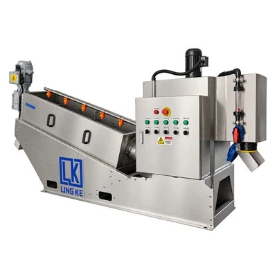 9–20 Kg/h Screw Press Sludge Dewatering Machine